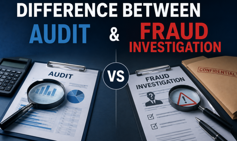 Audit vs fraud investigation comparison