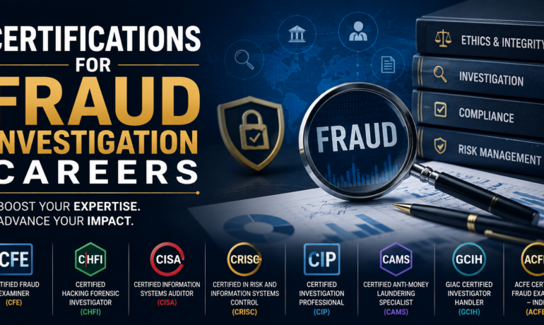 Certifications for Fraud Investigation Careers