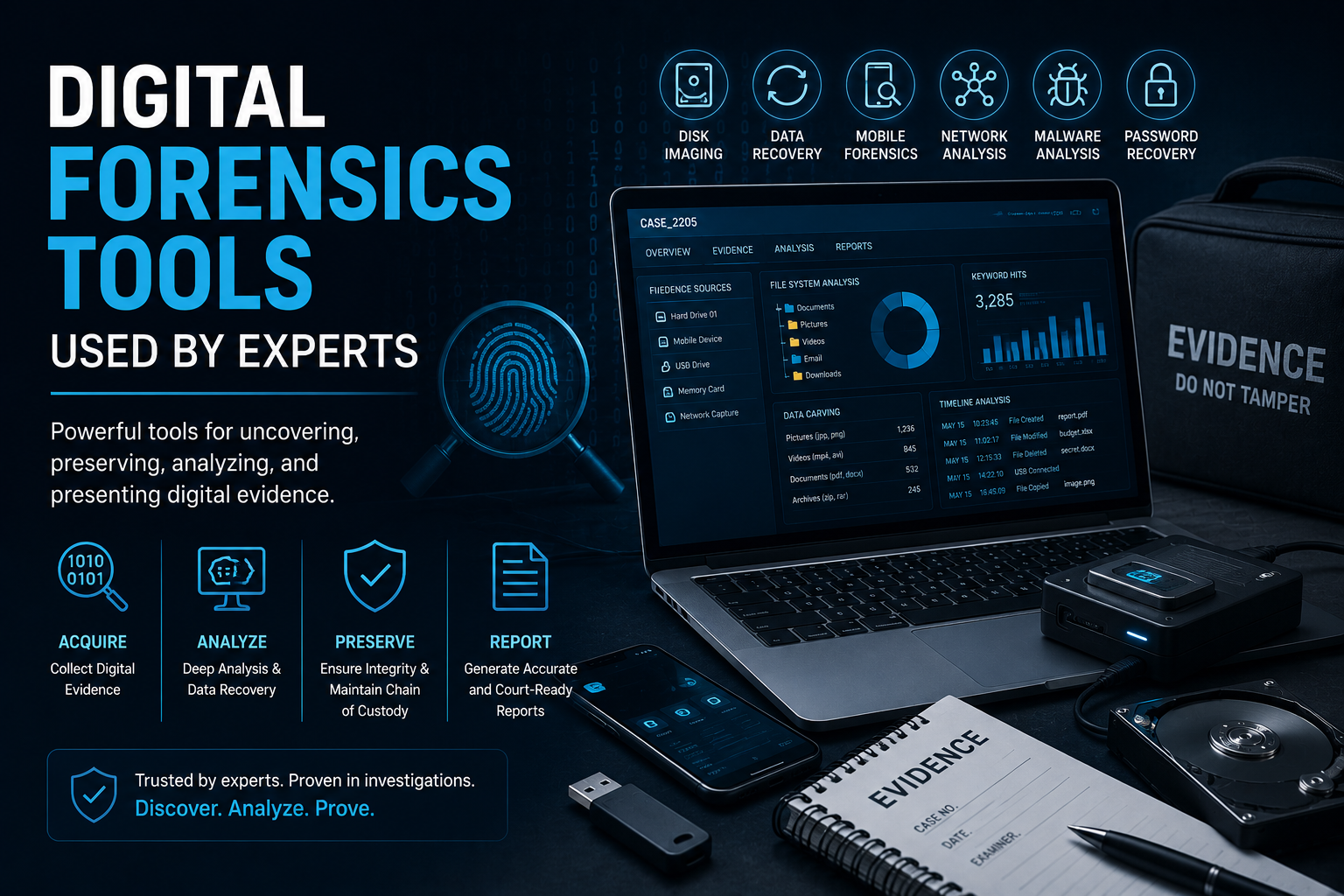 Digital Forensics Tools Used by Experts
