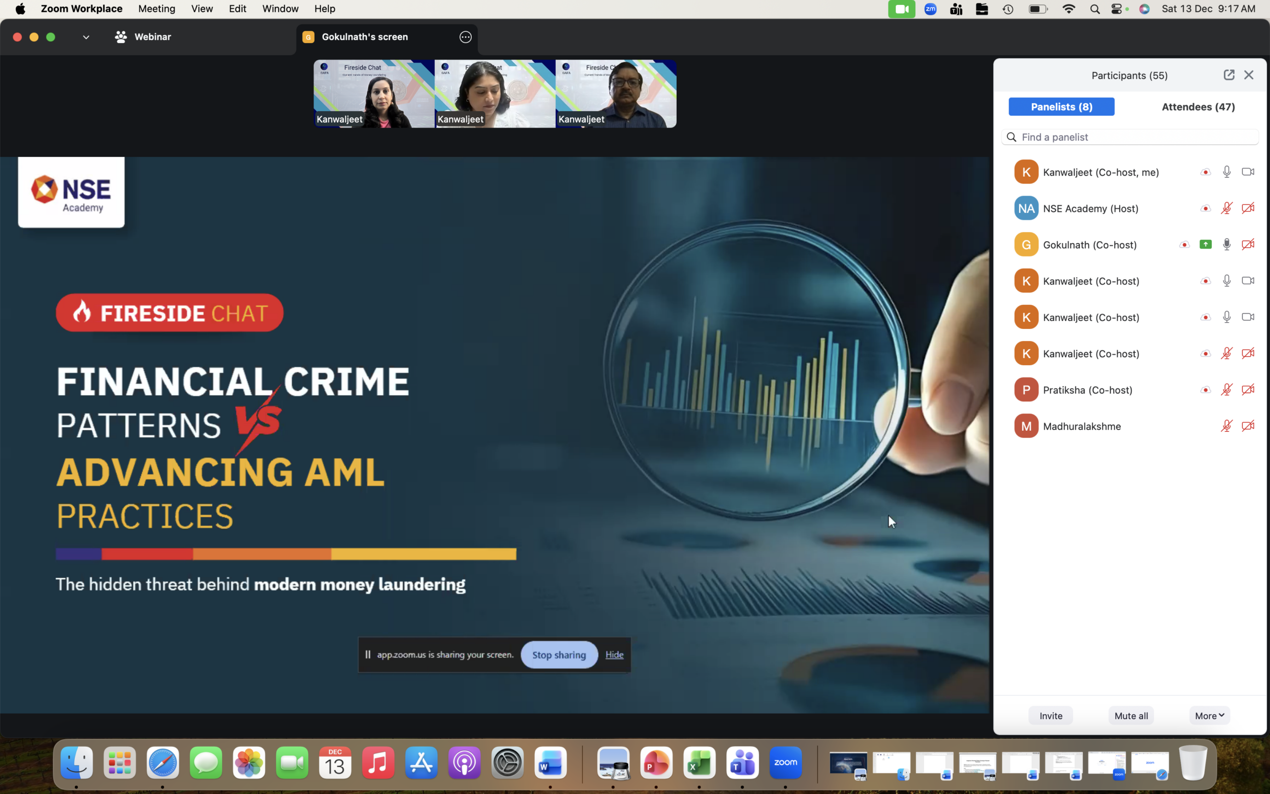 GAFA Webinar with NSE